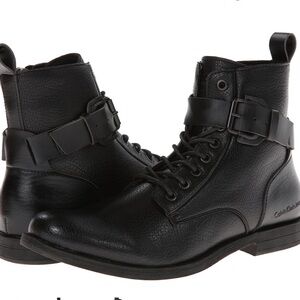Calvin Klein Jeans Men's Nolon Tumbled Smooth Boot 10